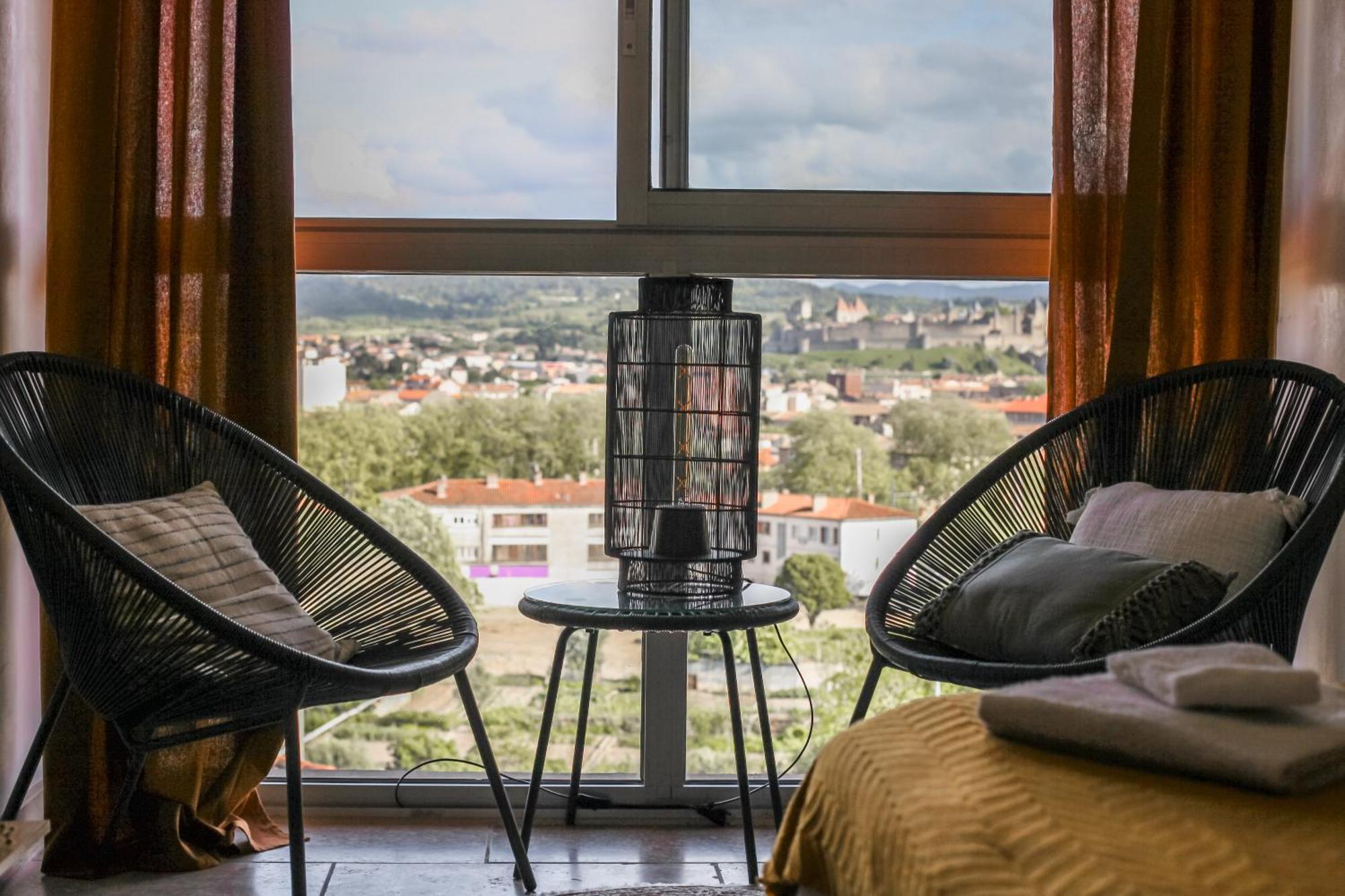Studio Avec Parking Vue Sur La Cite De Каркассон Экстерьер фото